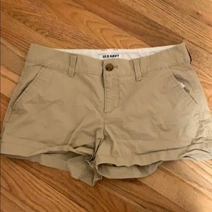 Khaki Short shorts